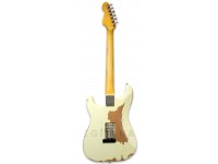 Vintage V6MRTBG Blugocaster Distressed Vintage Branco Vintage V6MRTBG Blugocaster Distressed Vintage Branco